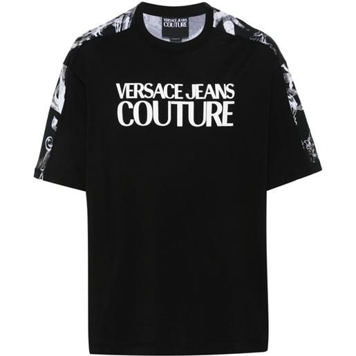 Versace Jeans Couture logo-print cotton t-shirt - nero