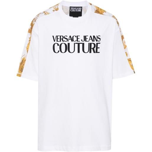 Versace Jeans Couture logo-print cotton t-shirt - bianco
