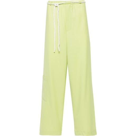 Bonsai pantaloni con coulisse - verde