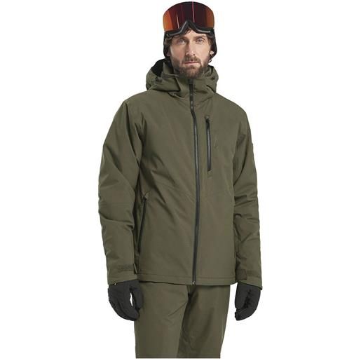 Tenson brent ski jacket verde 2xl uomo