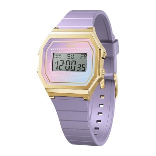 Ice-watch orologio analogico-digitale al quarzo unisex-adulto con cinturino in silicone 022721