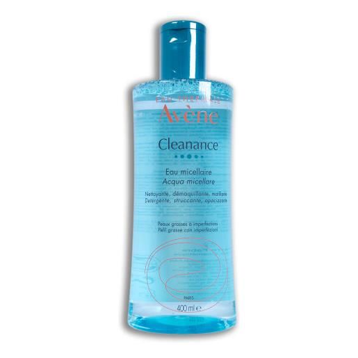 Avene cleanance acqua micellare nf 400 ml - detersione profonda per pelle grassa e sensibile