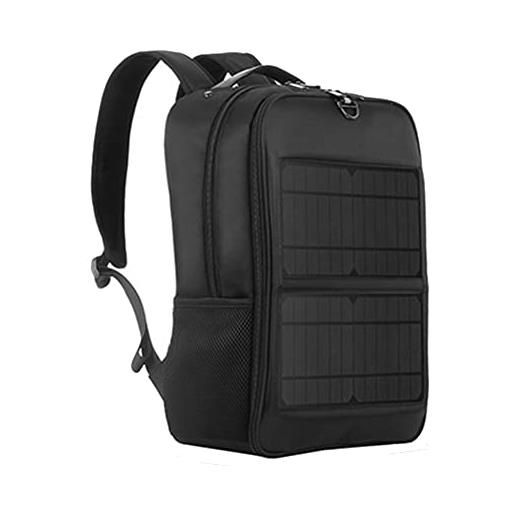 Dawafit solare 14w alimentato da pannello solare borsa per laptop impermeabile con porta di ricarica usb