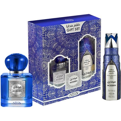 NABEEL modern gift set eau de parfum 100 ml + body spray 200 ml uomo