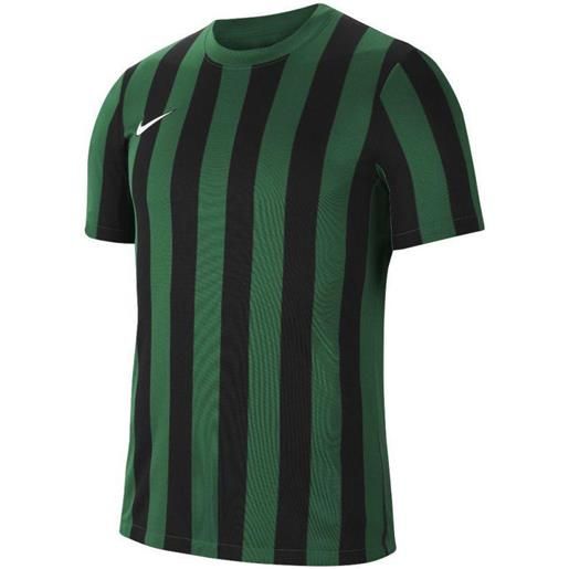 NIKE maglia striped uomo nero verde [25108]