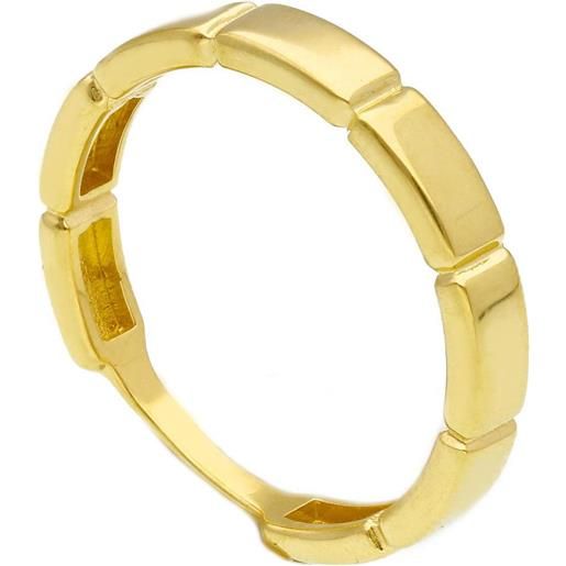 ORO&CO anello fedina oro giallo da uomo
