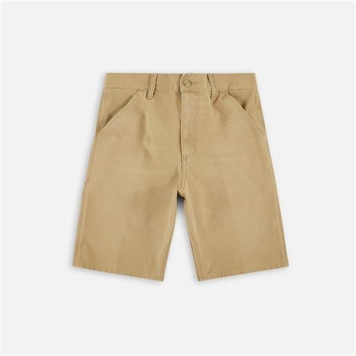 Carhartt WIP single knee shorts bourbon garment dyed uomo
