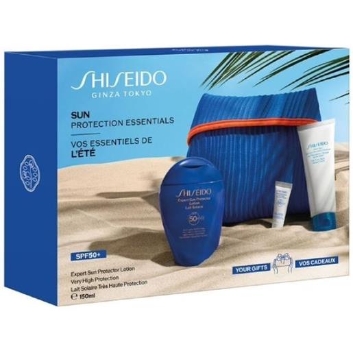 Shiseido sun protection essentials - cofanetto solare viso e corpo