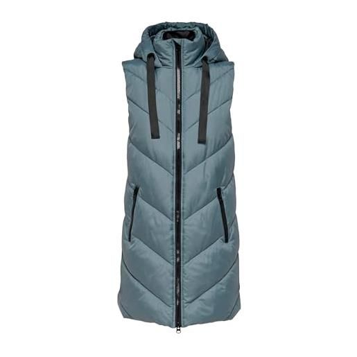 JDY jacqueline de yong - gilet in piuma JDYskylar, chateau gray/black, s