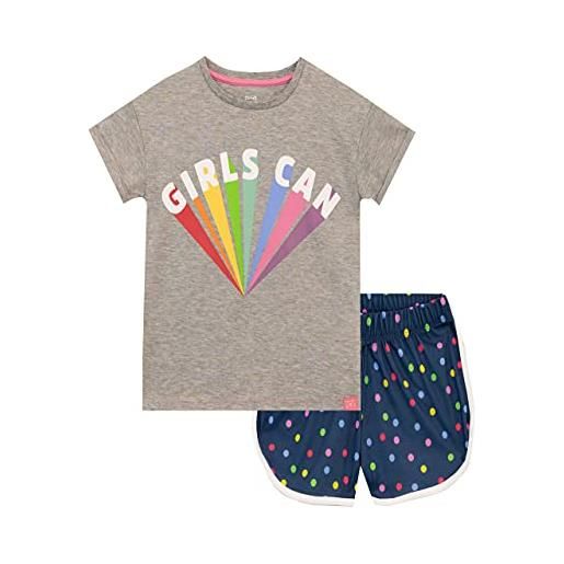 Harry Bear pigiama per ragazze slogan positivo arcobaleno multicolore 8-9 anni