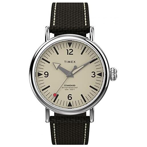 Timex orologio analogico al quarzo uomo con cinturino in tessile tw2v44100