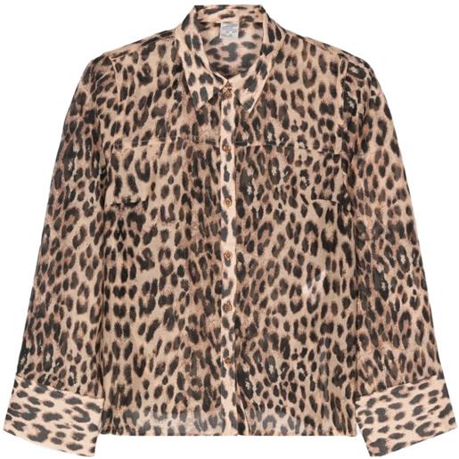 Baum Und Pferdgarten madison leopard-print shirt - marrone