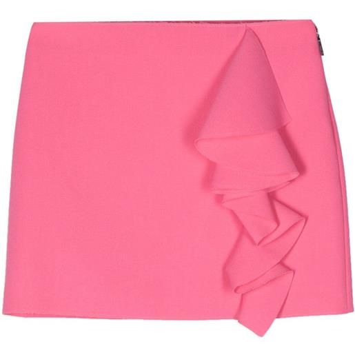 MSGM ruffle-detail skirt - rosa