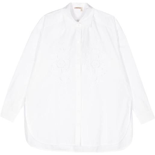Stella Nova broderie-anglaise cotton shirt - bianco