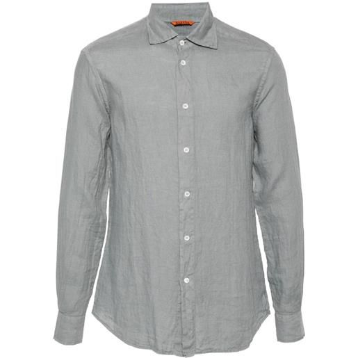 Barena long-sleeve linen shirt - grigio