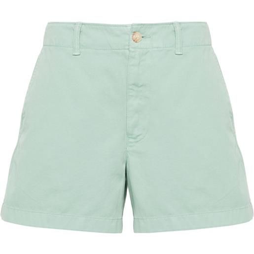 Polo Ralph Lauren logo-embroidered cotton shorts - verde