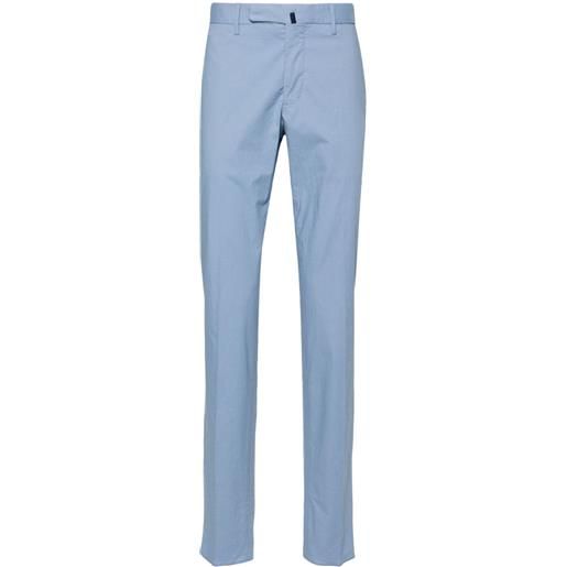 Incotex mid-rise tapered trousers - blu