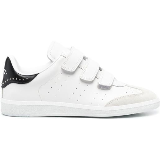 ISABEL MARANT sneakers con strappi beth - bianco