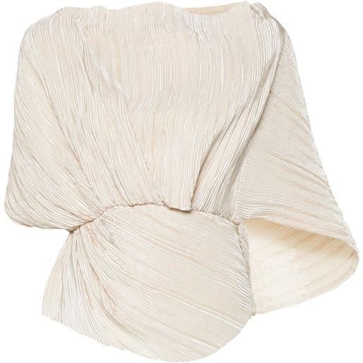 Cult Gaia cami plissé blouse - toni neutri