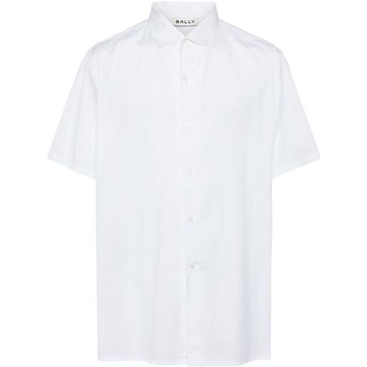 Bally short-sleeve cotton shirt - bianco