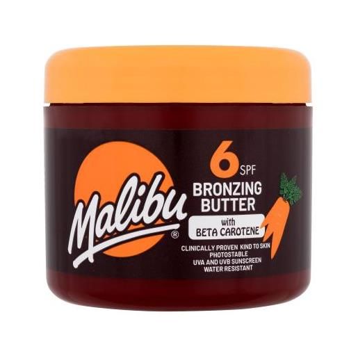 Malibu bronzing butter with carotene spf6 burro corpo con carotene per un'abbronzatura bronzea 300 ml