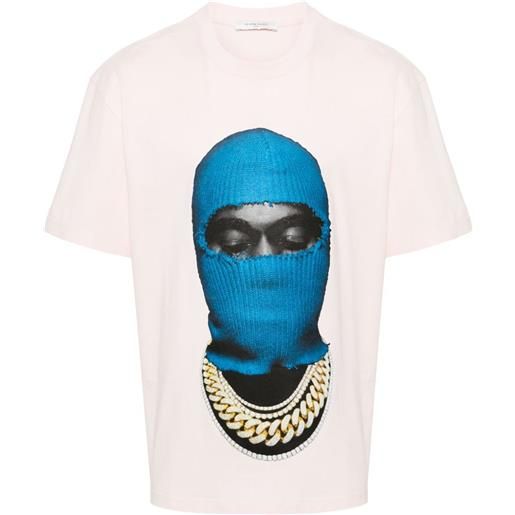 Ih Nom Uh Nit mask20-print cotton t-shirt - rosa