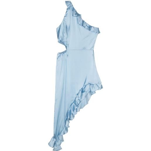 IRO asymmetric-design satin dress - blu
