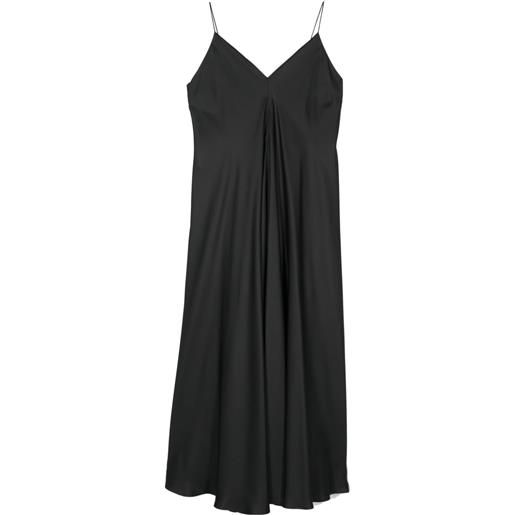 Róhe asymmetric silk dress - nero