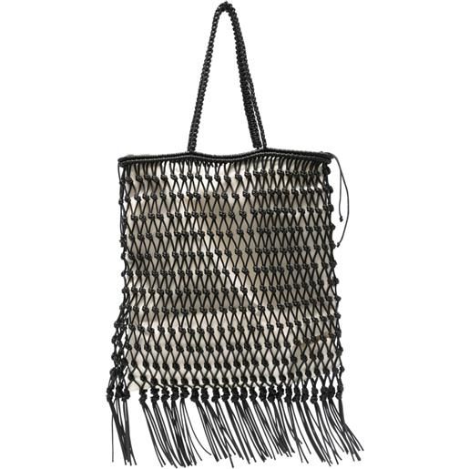 Fabiana Filippi knot-construction tote bag - nero