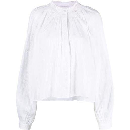 MARANT ÉTOILE camicia plissettata imayae - bianco