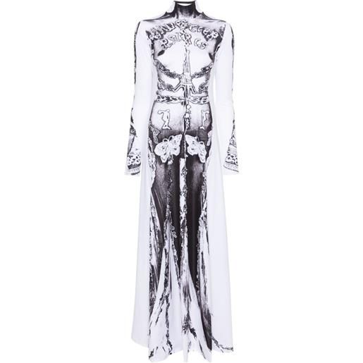 Jean Paul Gaultier gaultier paris maxi dress - bianco