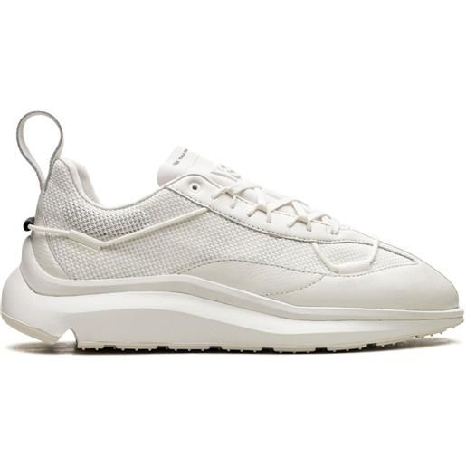 adidas y-3 shiku run "triple core white" sneakers - bianco