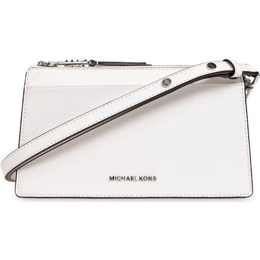 Michael Michael Kors empire leather shoulder bag - bianco