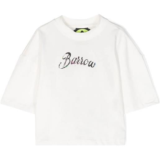 Barrow Kids t-shirt in cotone bianco