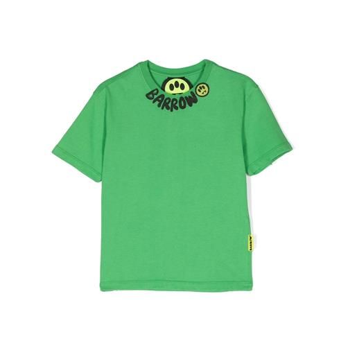 Barrow Kids t-shirt in cotone verde