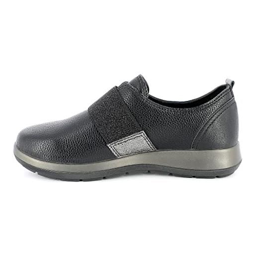 Inblu pantoscarpe sneakers con elastico, scarpe da ginnastica donna, nero, 36 eu