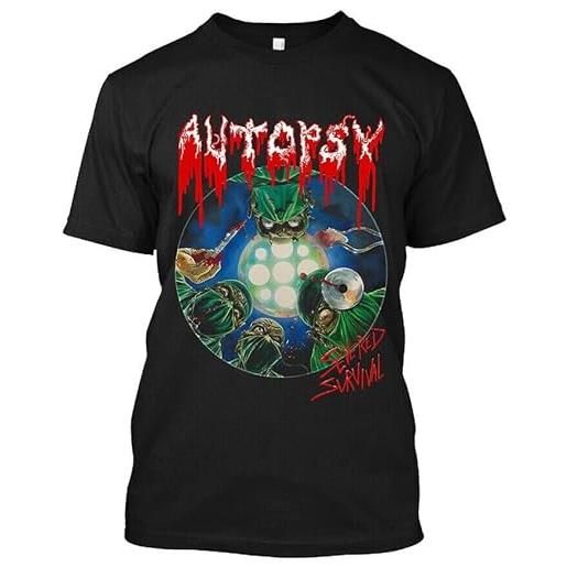 BIZHU nwt!Autopsy severed survival american death metal band graphic t-shirt s-4xl black