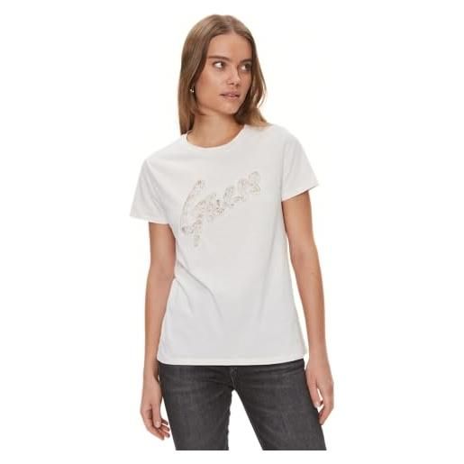 GUESS ss lace logo easy tee
