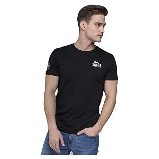 Lonsdale warlingham - maglietta da uomo, colore: nero, taglia: 3xl, nero , xxxl