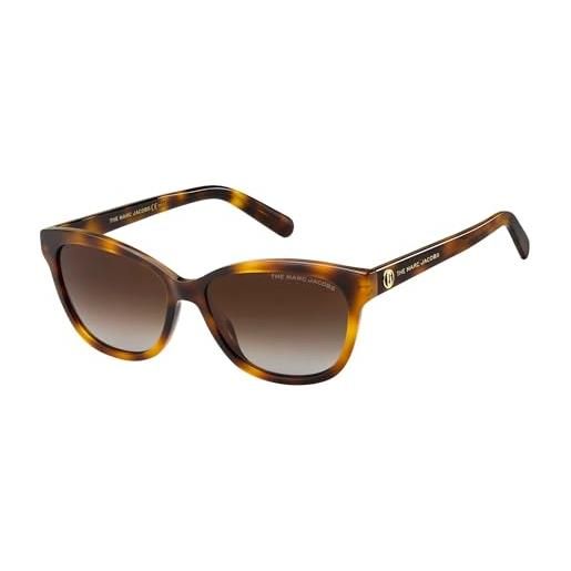 Marc Jacobs marc 529/s 2ik/la havana gold sunglasses unisex acetate, standard, 55 occhiali, donna