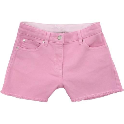 Stella Mc Cartney shorts rosa in denim