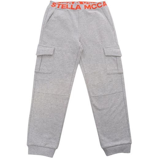 Stella Mc Cartney joggers grigi con tasche