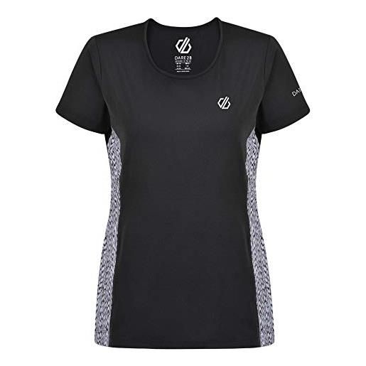 Dare 2B tee t- - maglietta sportiva leggera da donna kindred, donna, dwt465 2cc14l, fiery coral, fr: l (taglia produttore: 14)