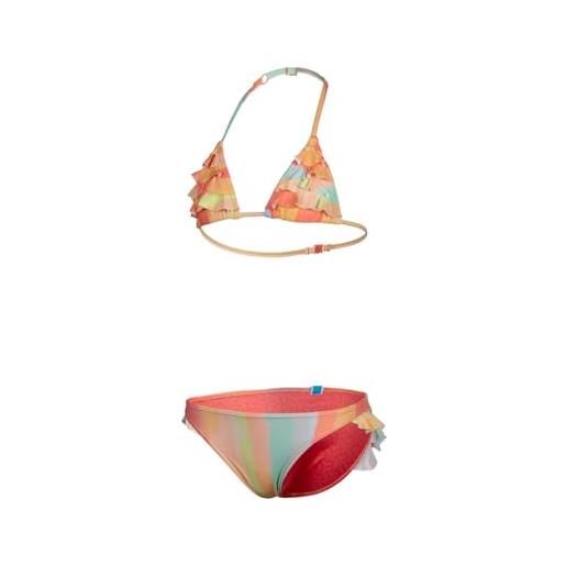 Arena bikini a triangolo da bambina water print