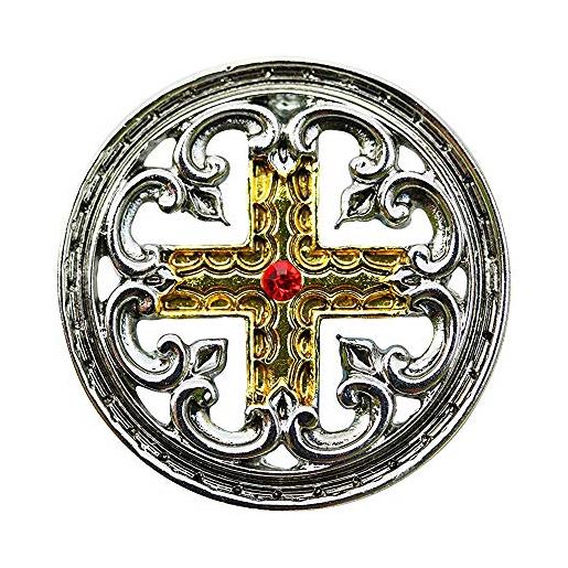 Talismans of the Knights Templar pendente con croce dentelata, ordine dei cavalieri templari, significato della vita
