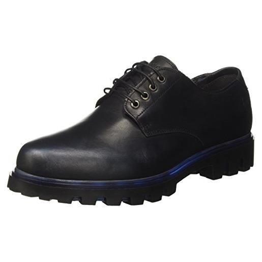 U.S. Polo Assn. sue, scarpe derby donna, nero (black/blue), 36 eu