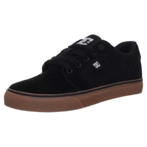 Dc shoes anvil d0303190, sneaker uomo, nero (black/gum), 42 1/2