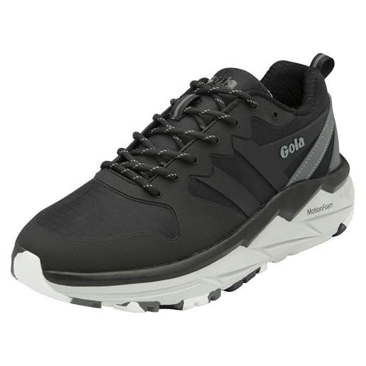 Gola tuono 2 atr, scarpe per jogging su strada uomo, nero grigio, 42 eu