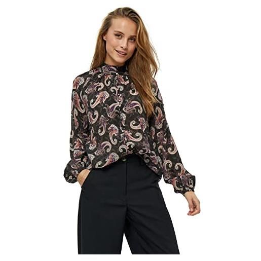 Peppercorn hensley blouse, camicia, donna, multicolore (9000p black pr), l