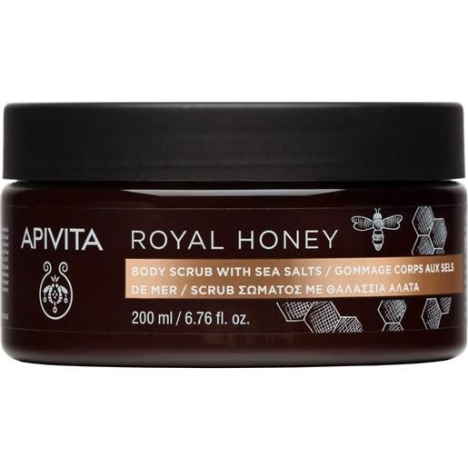 Apivita royal honey scrub corpo con sali marini 200 ml